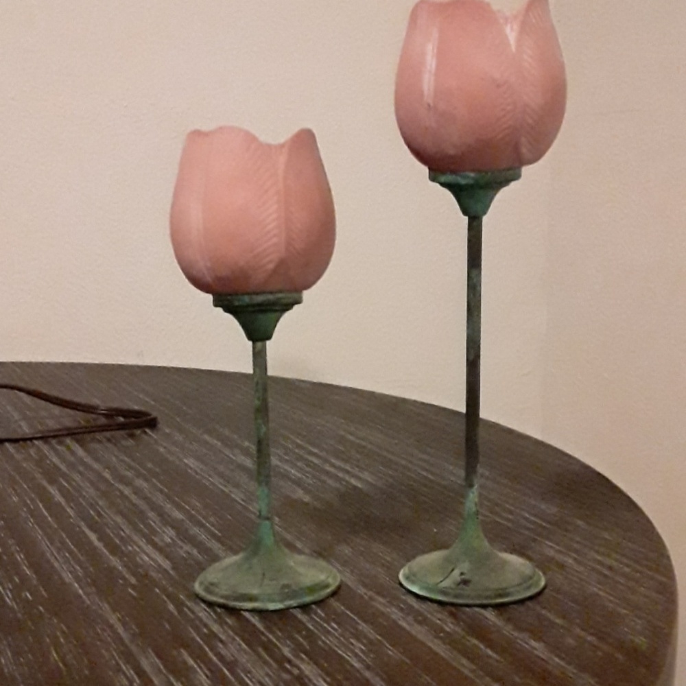 Vintage candle holders